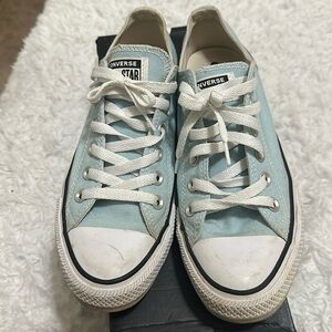 Blue all star converse